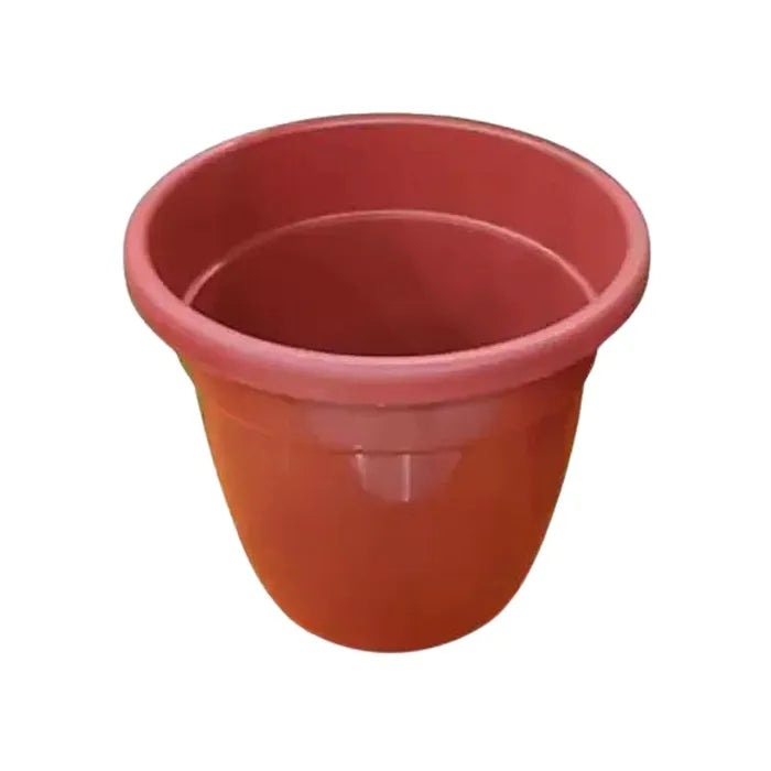 10-Inch Brown Flower Pot - Set of 5/10