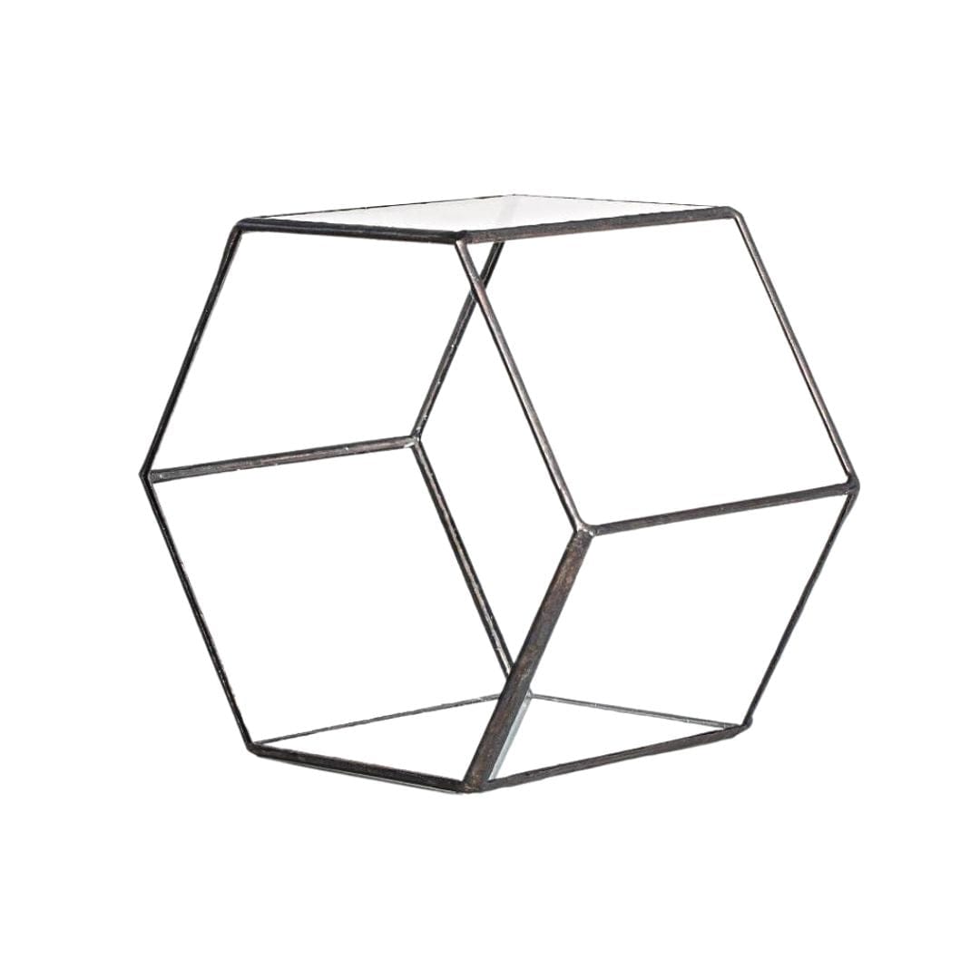 GeoHex Tabletop Terrarium Planter