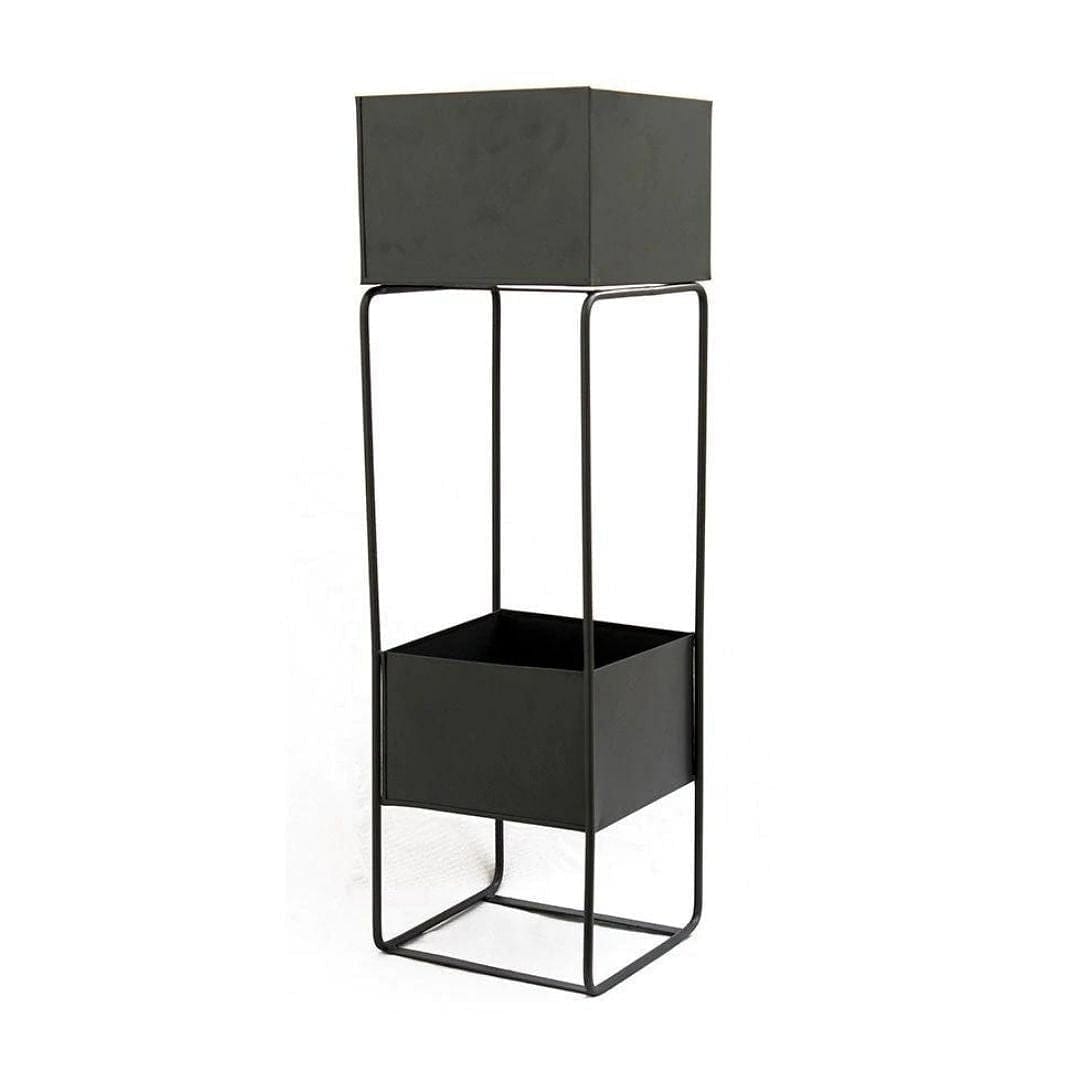Suave 2-Tier Metal Planter Stand