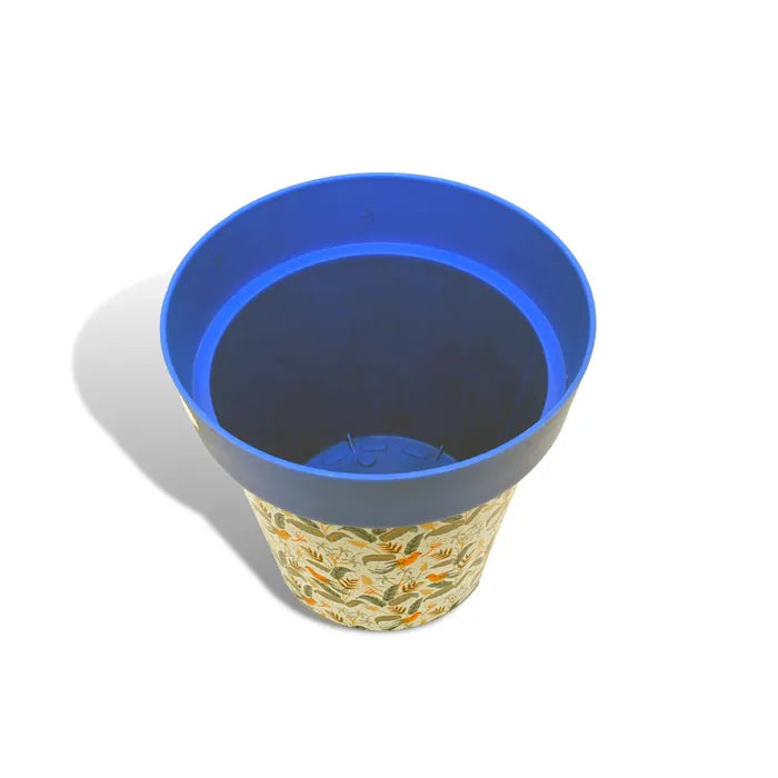 8-Inch Fresco Blue Planter set of 3/5