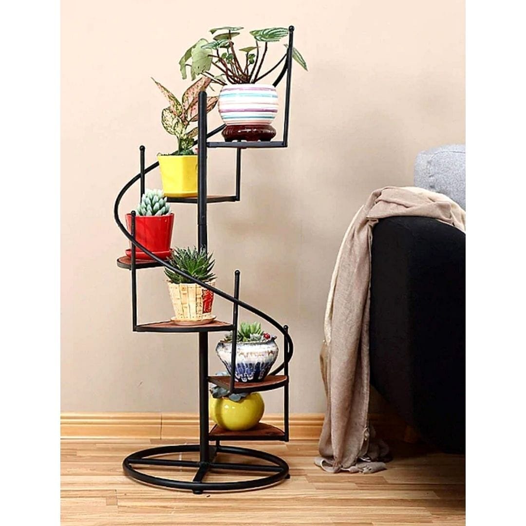 plant traps for indoor stairs Chicago Spiral Staircase Metal Stand – Leafy Island