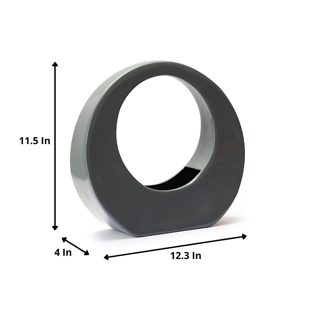 Ring Hanging Pocket FRP Planter | Available Color White, Black, Green & Grey |