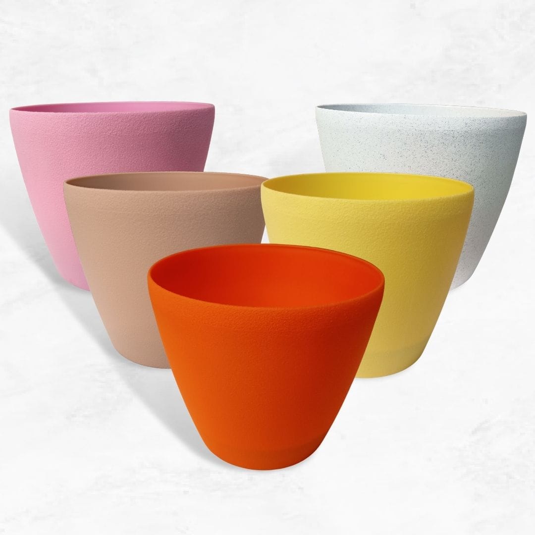 9 inch plastic planter 9-Inch Multi-Colour Grain Pots