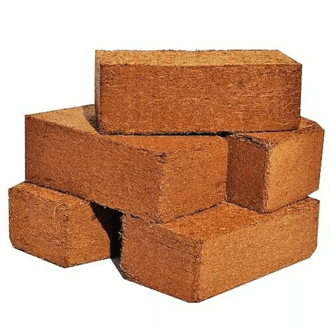 Organic Cocopeat Block (Approx. 1 Kg / 2 Kg) - Soil Essentials for Healthy Roots