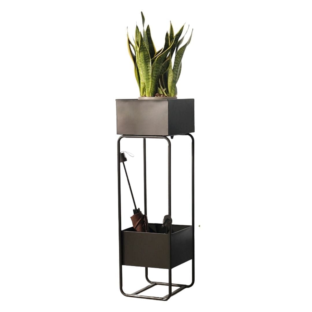 Suave 2-Tier Metal Planter Stand