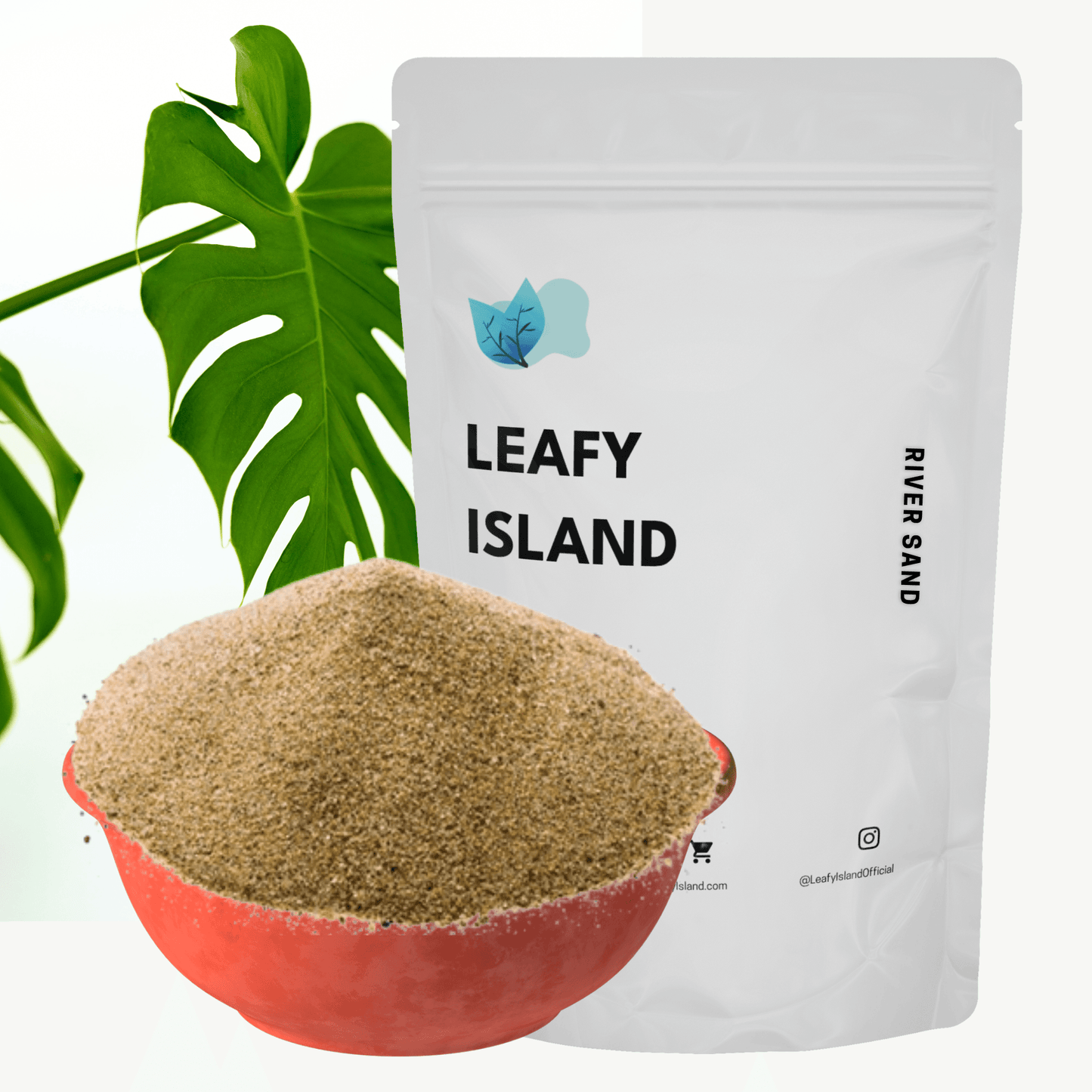 Natural River Sand - 1Kg/ 2 Kg/ 3 Kg/ 5 Kg for Succulents, Cactus, Bonsai, Adenium & Aquarium