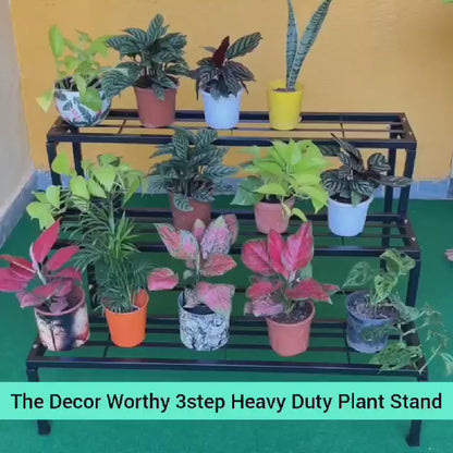 3-Step Balcony Plant Stand