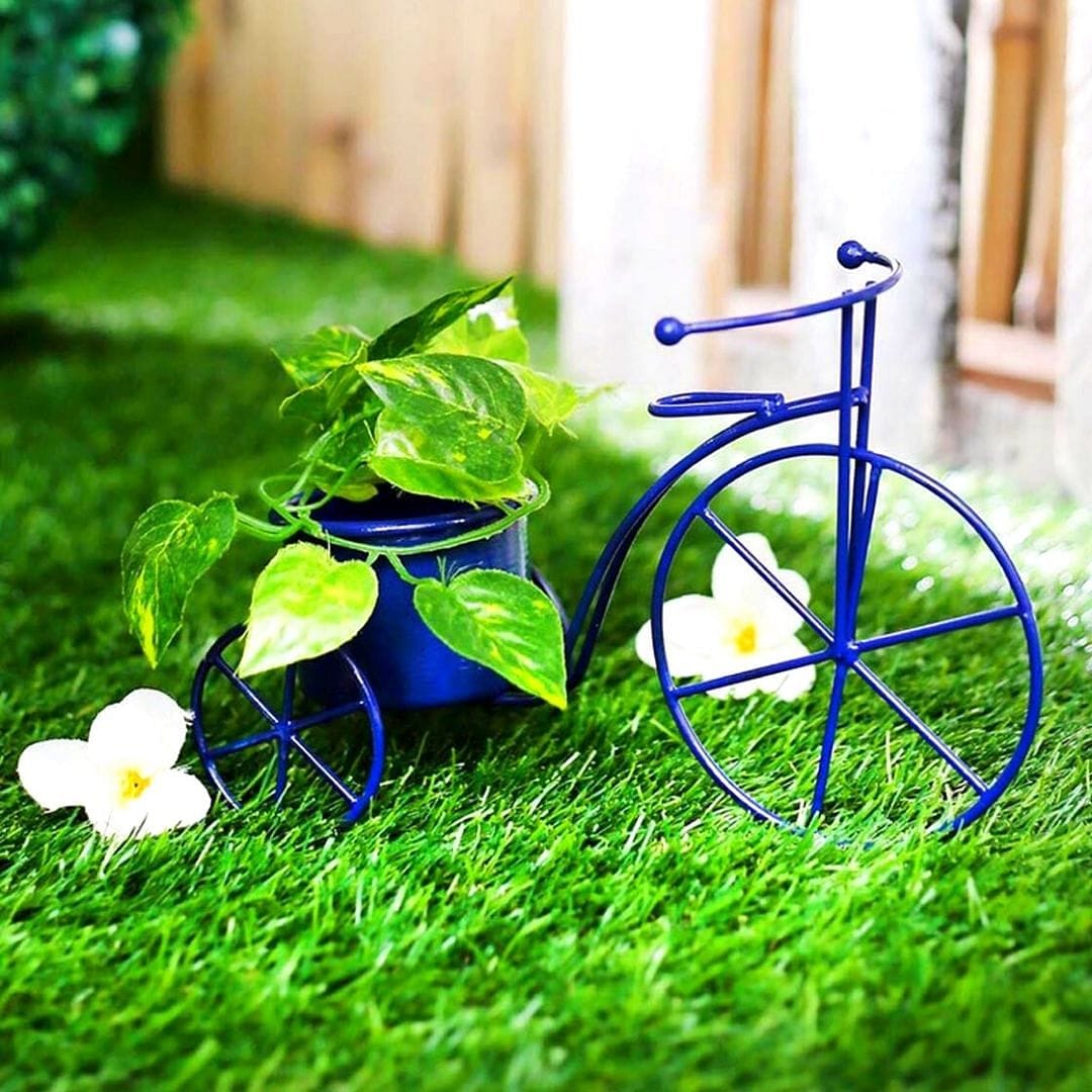Blue Tricycle Planter (Small)