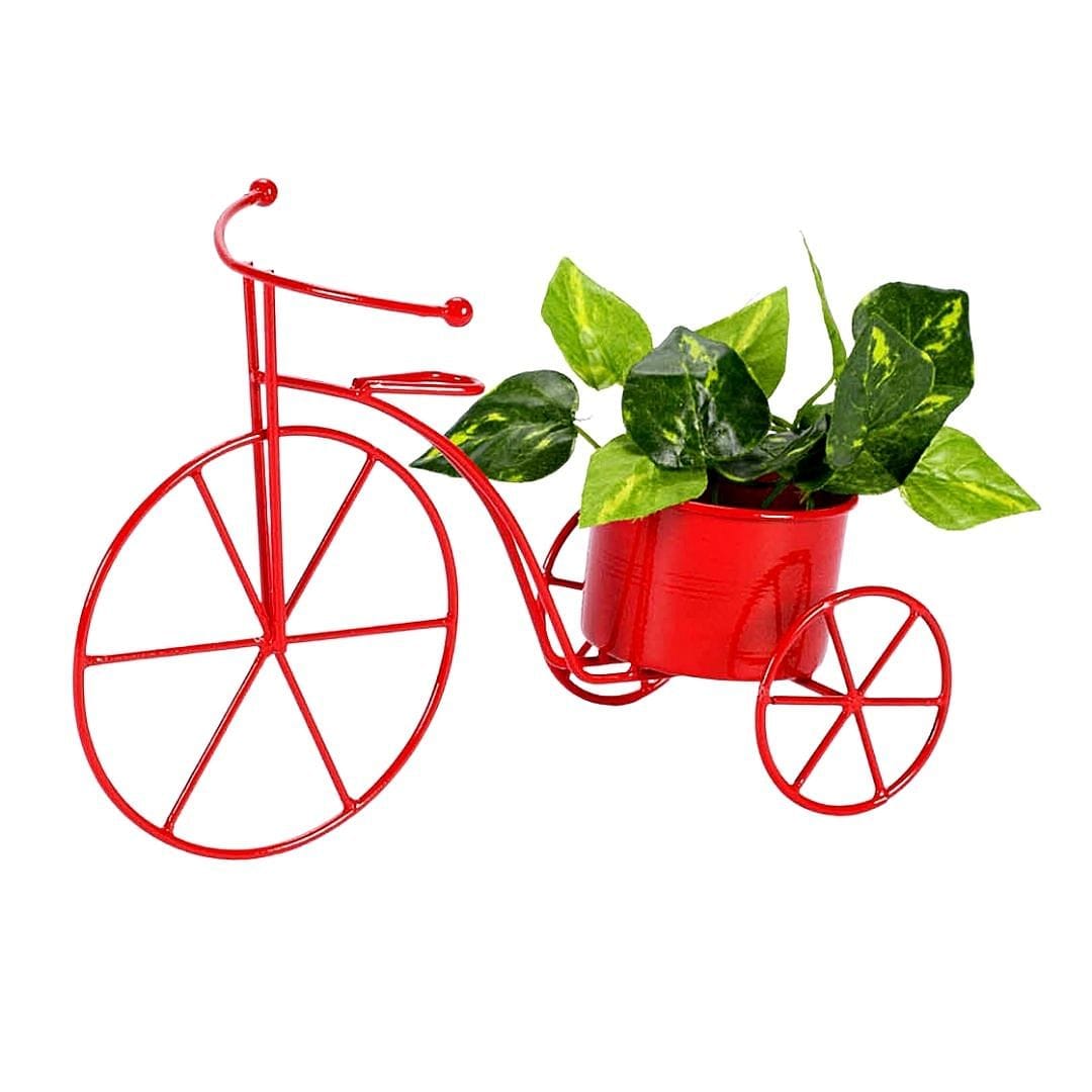 Red Tricycle Planter (Small)