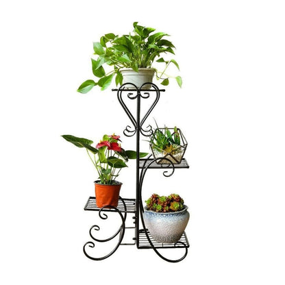 4-Tier Heart Planter Stand