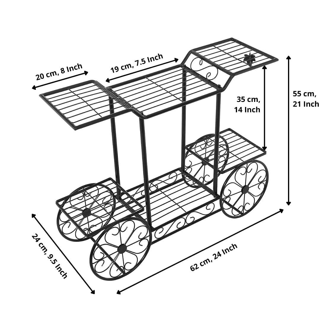 2-Tier Multi-Platform Metal Stand