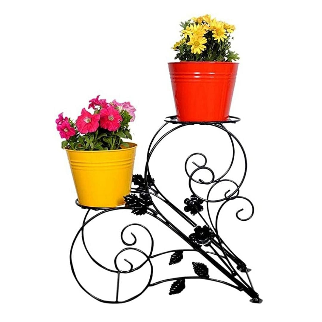 2-Tier Decorative Planter Stand