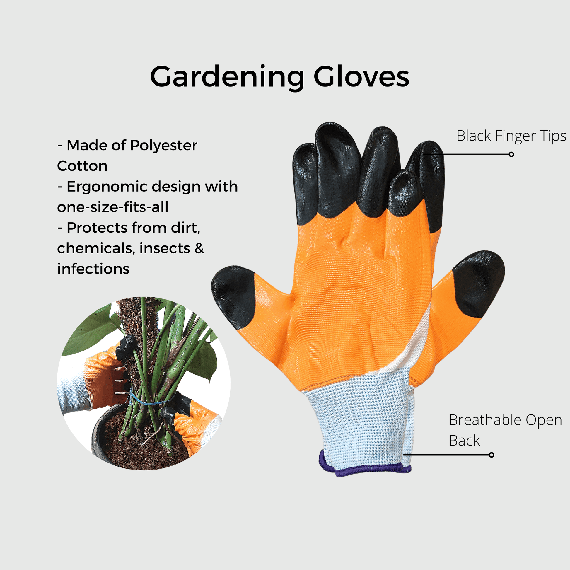 Garden Gloves Gardening Tools Leafy Island