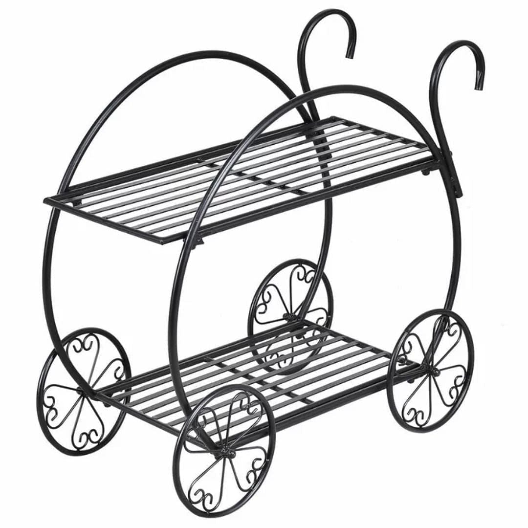 Swan Trolley Cart - Metal Stand (2-Tier)