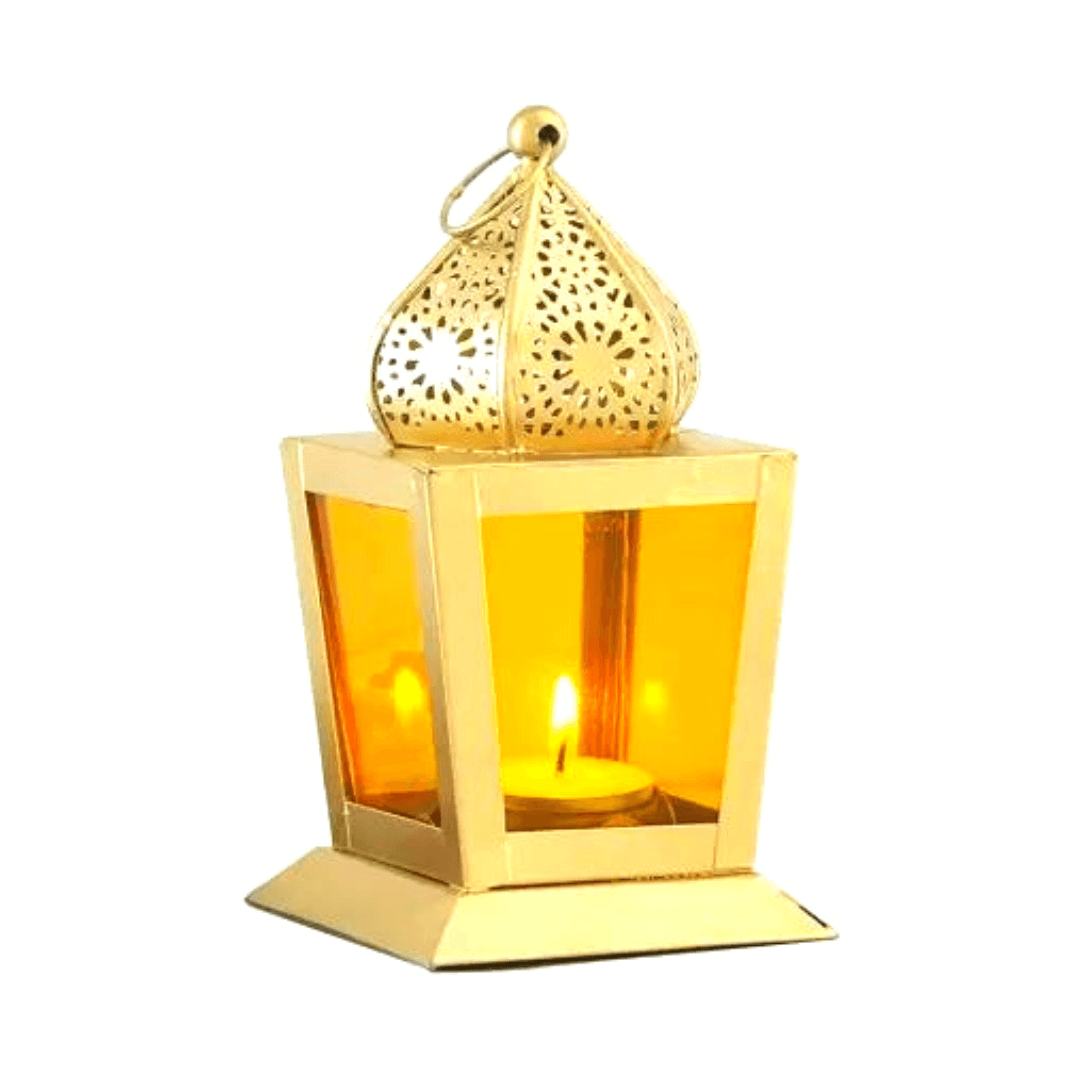 LI Metal Moroccan Lantern | Tealight Holder | Antique Metal Lantern Hanging Set of 2/ 4