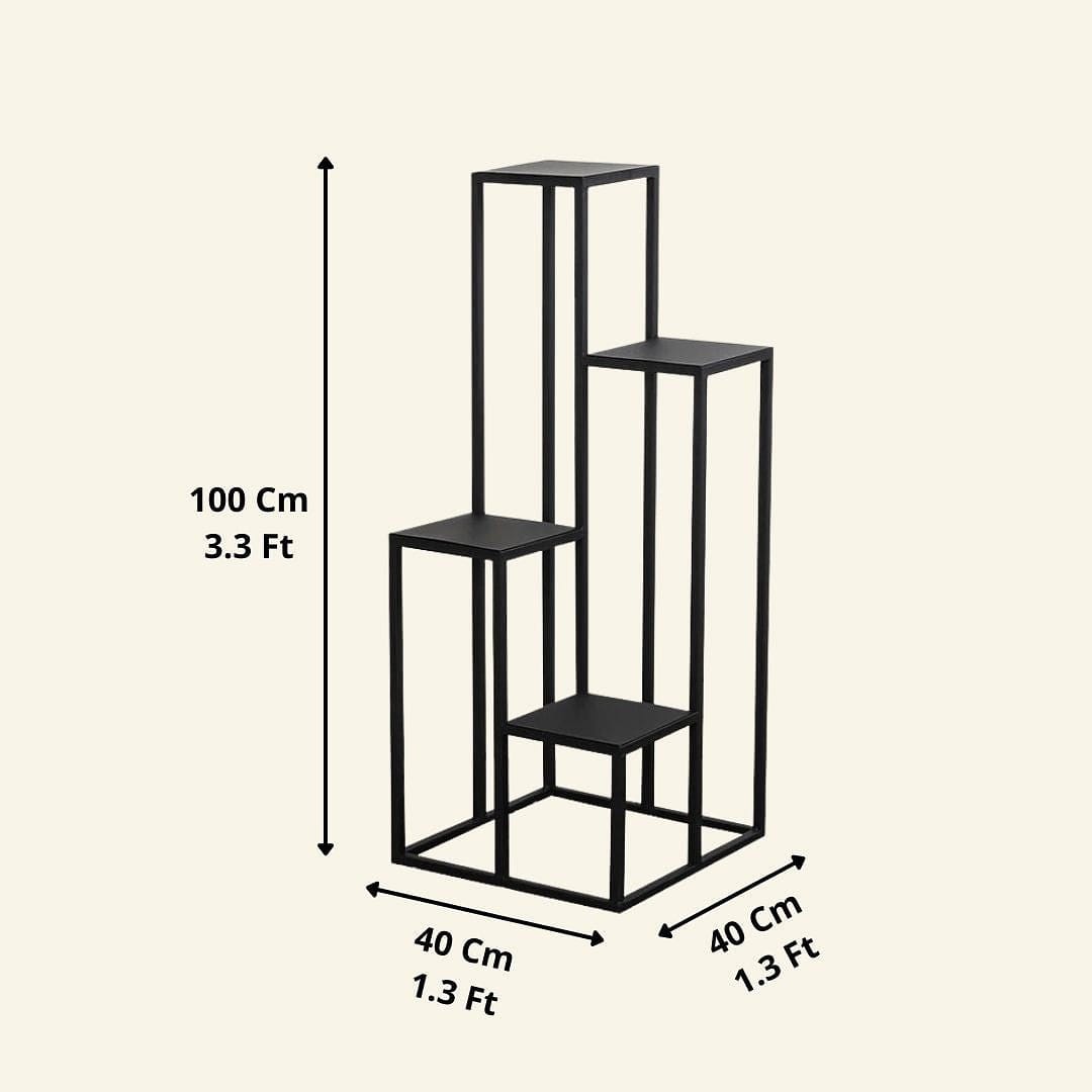 4-Tier Metal Planter Stand (3.3 Feet)