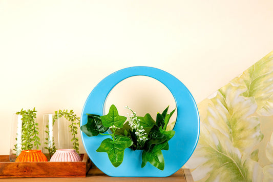 Ring Hanging Pocket FRP Planter | Available Color White, Black, Green & Grey |