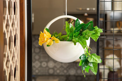 morvah ceiling hanging planter Hanging Basket FRP Planter