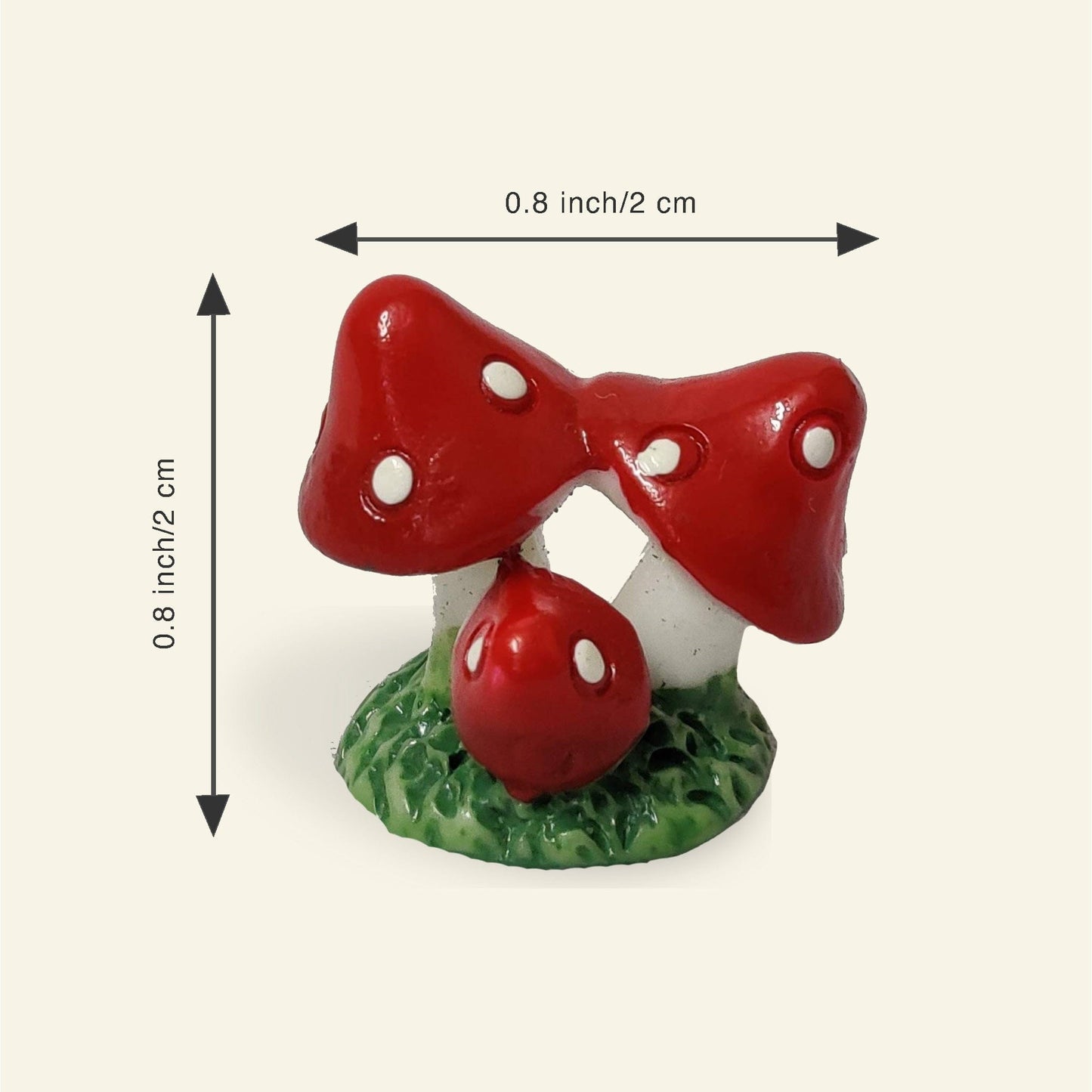 Mushrooms Set - Forest Theme - Miniature Decor