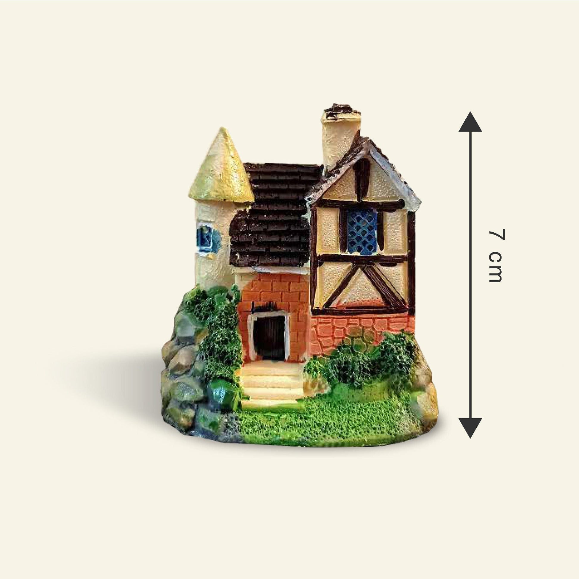 Miniature Castle (7cm tall) - Leafy Island